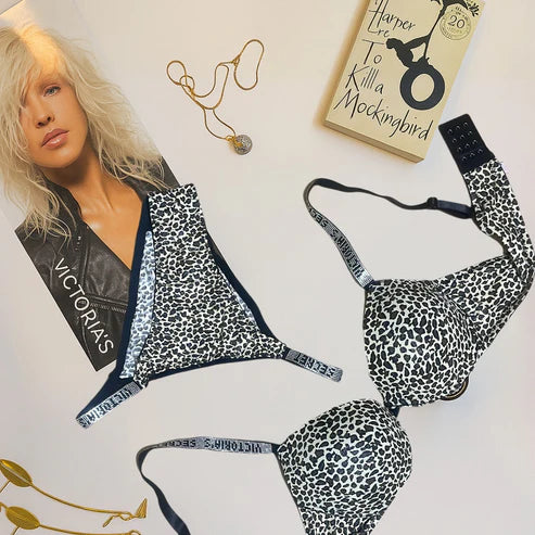 Shiny Fabric Victoria’s Secret Bra & Panty Set