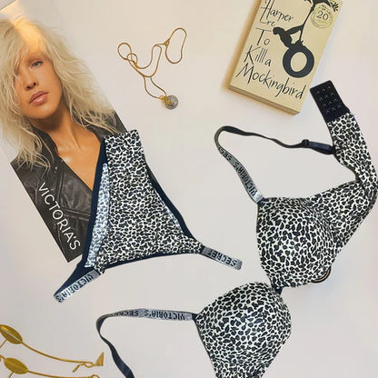 Shiny Fabric Victoria’s Secret Bra & Panty Set
