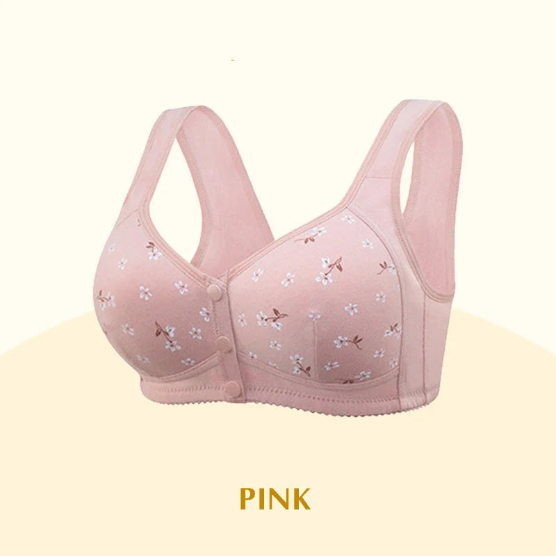 Anti Sagging Front Open Cooling Cotton Bra