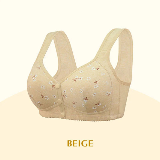 Anti Sagging Front Open Cooling Cotton Bra