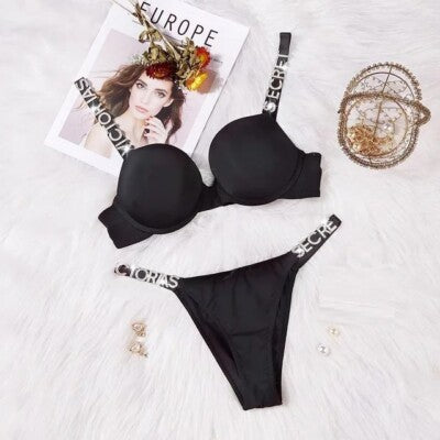 Victoria’s Secret Stylish Straps Bra & Panty Set